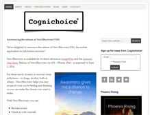 Tablet Screenshot of cognichoice.com